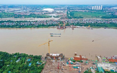 Hà Nội tăng tốc thi công cầu Tứ Liên