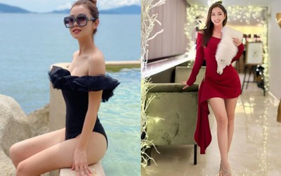 Jennifer Phạm hiếm hoi mặc váy ngắn, khoe đôi chân thon trắng như bông bưởi