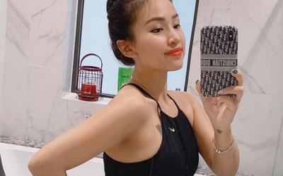 Vân Hugo kiên trì độ dáng sau sinh, lấy lại đường cong hình thể quyến rũ