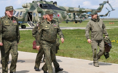 Bộ trưởng Quốc phòng Nga Shoigu thị sát sở chỉ huy tiền phương ở Ukraine