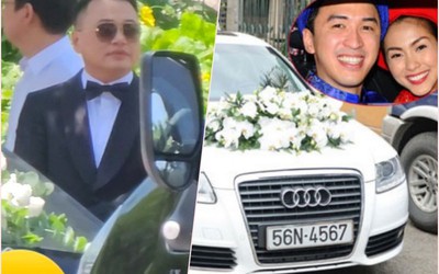 Shark Bình đưa xế sang đi hỏi cưới Phương Oanh, chủ tịch HN FC ngồi xe 83 tỷ rước Hoa hậu