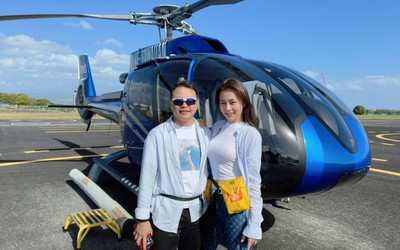 Phương Oanh khoe ảnh trăng mật bên ông xã Shark Bình