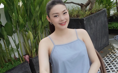 Minh Hằng đẹp rạng ngời, vóc dáng chuẩn ''gái 1 con trông mòn con mắt''