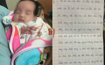 Bé gái bị bỏ rơi trong hộp giấy ven đường kèm lời nhắn xót xa