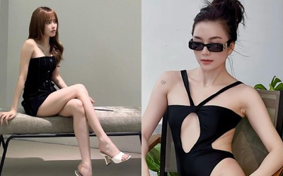 Showbiz Việt có cặp chị em "chân thẳng như thước kẻ", cùng mê style váy ngắn
