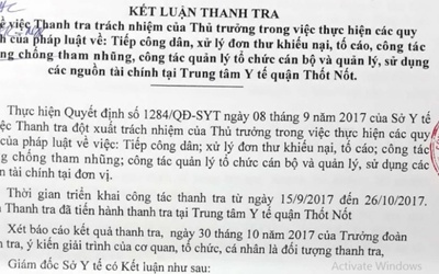 Sai phạm về tài chính, 2 lãnh đạo Trung tâm y tế bị kỷ luật