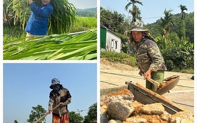 Nhọc nhằn mưu sinh trong nắng nóng kỷ lục