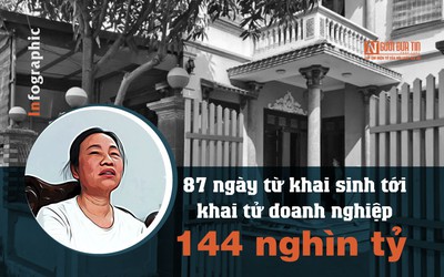 [Info] 87 ngày từ khai sinh tới khai tử doanh nghiệp vốn điều lệ 144.000 tỷ đồng