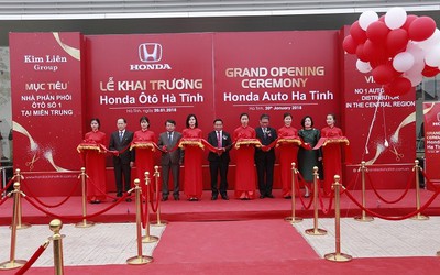 Khai trương đại lý Honda ôtô hiện đại bậc nhất Việt Nam tại Hà Tĩnh