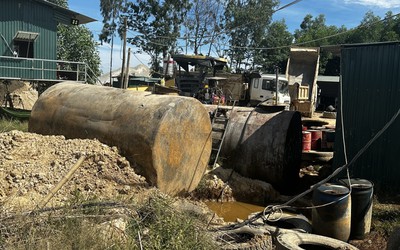 Điều tra sự cố tràn dầu gần khu vực dự án Cao tốc Bắc - Nam