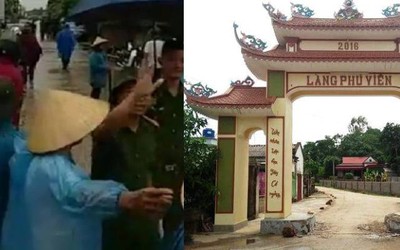 Cả làng bao vây nhóm giang hồ xăm trổ phá cổng làng