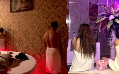 Nữ tiếp viên khỏa thân kích dục cho khách trong "động" massage trá hình