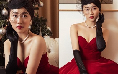 Diễn viên "không thích đàn ông nghèo" khoe vẻ sexy nghẹt thở dịp Noel