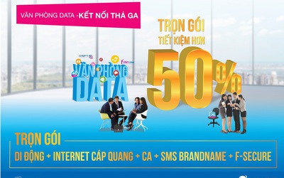 Tiết kiệm 50% chi phí với gói cước văn phòng Data