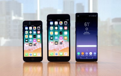 iPhone 8 Plus đánh bại iPhone 8 và Samsung Galaxy Note 8 trong bài test va đập