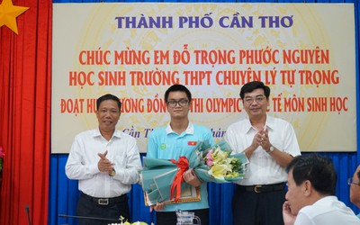 Tp.Cần Thơ: Tuyên dương khen thưởng học sinh Đỗ Trọng Phước Nguyên