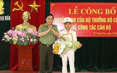 Bộ Công an bổ nhiệm Trưởng Công an TP.Thanh Hóa mới