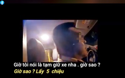 Làm rõ clip tố CSGT Khánh Hòa "dọa giam xe, phạt 5 triệu đồng" vì không mang bảo hiểm