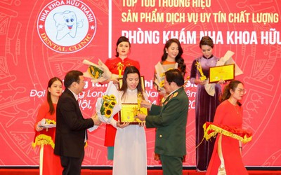 Phòng khám Nha Khoa Hữu Thành dự đạt “Top 100 Thương hiệu sản phẩm dịch vụ uy tín chất lượng”