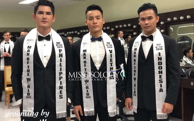 Người mẫu Việt Nam đoạt giải trình diễn ấn tượng tại "Man of The World 2018"