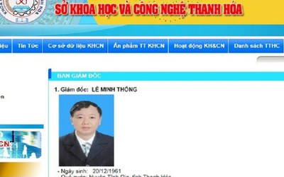 Thanh Hóa: Giám đốc sở Khoa học và Công nghệ đột tử khi đang đi công tác