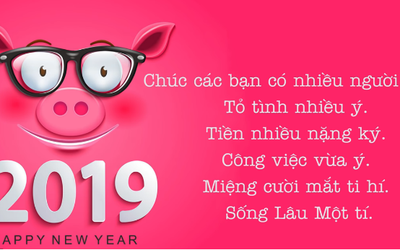 Tin nhắn chúc mừng năm mới Kỷ Hợi 2019 đến bạn bè, đồng nghiệp hay, dí dỏm, ý nghĩa