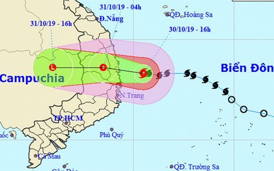 Tin bão số 5 mới nhất: Tâm bão cách đất liền hơn 100 km, gió giật cấp 12