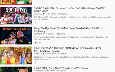 Tràn lan nhạc chế có nội dung nhảm nhí: Đằng sau những clip triệu view