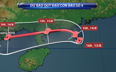 Tin bão mới nhất (14/8): Sức gió giật cấp 11, Bắc Bộ sẽ mưa rất to