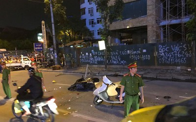 Khởi tố điều tra vụ thanh sắt rơi xuống đường khiến 2 người thương vong