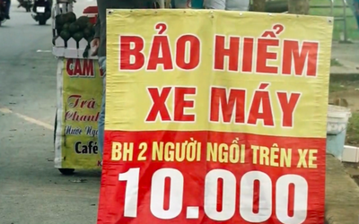 Bảo hiểm xe máy giá 10.000 đồng "nở rộ" những ngày cận Tết