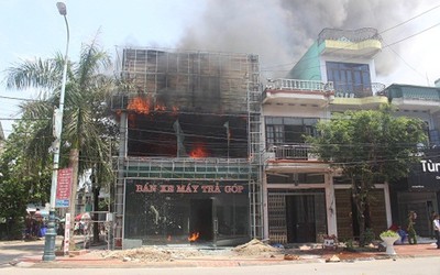 Quảng Ninh: Cháy cửa hàng điện máy, thiệt hại gần 3 tỷ đồng