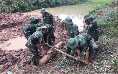 Quảng Ninh: Xử lý và di dời thành công quả bom nặng 225kg