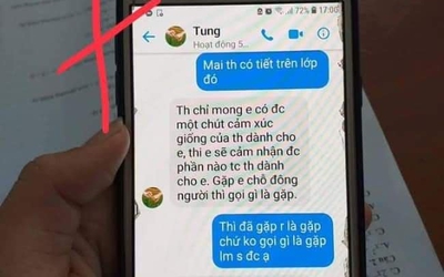 Đang làm rõ vụ giáo viên nghi có tin nhắn “gạ tình” nữ sinh trường chuyên cấp 3