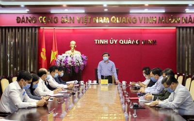 Quảng Ninh họp khẩn về công tác phòng chống dịch Covid-19 sau khi có bệnh nhân dương tính trên địa bàn