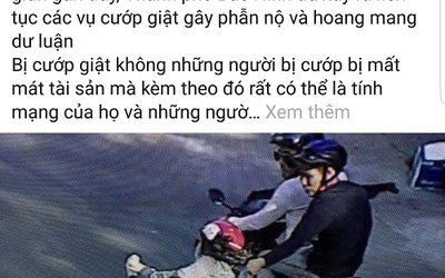 Đăng ảnh vụ cướp tại TP.HCM nói xảy ra ở Bắc Ninh, nữ 9X bị phạt 12,5 triệu đồng