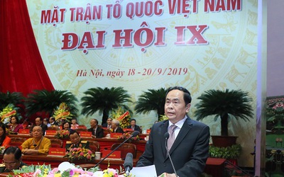 Ông Trần Thanh Mẫn tái đắc cử Chủ tịch Ủy ban Trung ương MTTQ Việt Nam