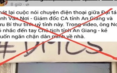 Vụ cắt ghép ghi âm lời nói Đại tá Đinh Văn Nơi: Đã xác định được người liên quan