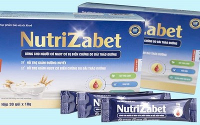 Quảng cáo Nutrizabet như thuốc, công ty dược Taphaco bị phạt 75 triệu