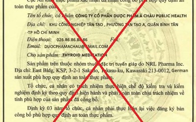 Cảnh báo về việc sử dụng giấy tờ giả mạo để quảng cáo bán hàng