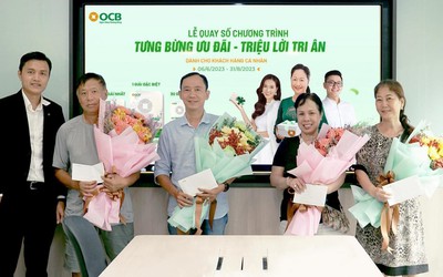 OCB công bố 36 khách hàng trúng giải chương trình “Tưng bừng ưu đãi – Triệu lời tri ân”