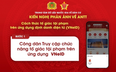 Gần 16.000 phản ánh tố giác tội phạm thông qua ứng dụng VNeID