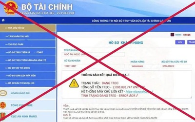 Khuyến cáo việc giả mạo văn bản, con dấu và website của Bộ Tài chính