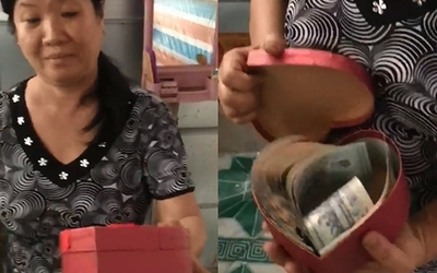 Mẹ "đứng hình" với số tiền 45 triệu trong hộp quà 8/3 con gái tặng