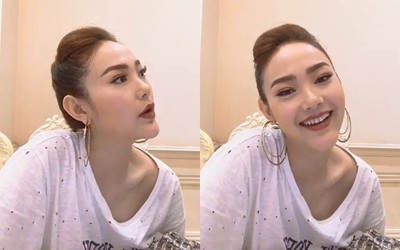 Clip: Minh Hằng lộ cằm dài bất thường, cứng đơ khi livestream