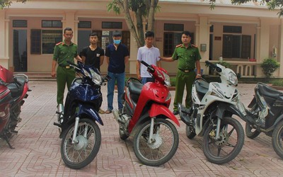 Bắt bộ ba gây ra hàng loạt vụ trộm xe trên địa bàn Nghệ An