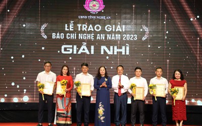 Đời sống & Pháp luật giành giải Nhì, Giải báo chí tỉnh Nghệ An 2023