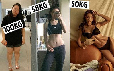 Sau giảm cân thần kỳ, cô nàng 100kg trở thành hotgirl mạng nổi tiếng