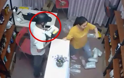 Clip: Thanh niên dùng 'ảo thuật' trộm iPhone ngay trước mặt nữ nhân viên