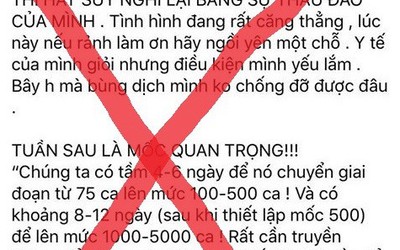 Đăng tin không đúng về Covid-19, một chủ tài khoản facebook bị phạt 7,5 triệu đồng